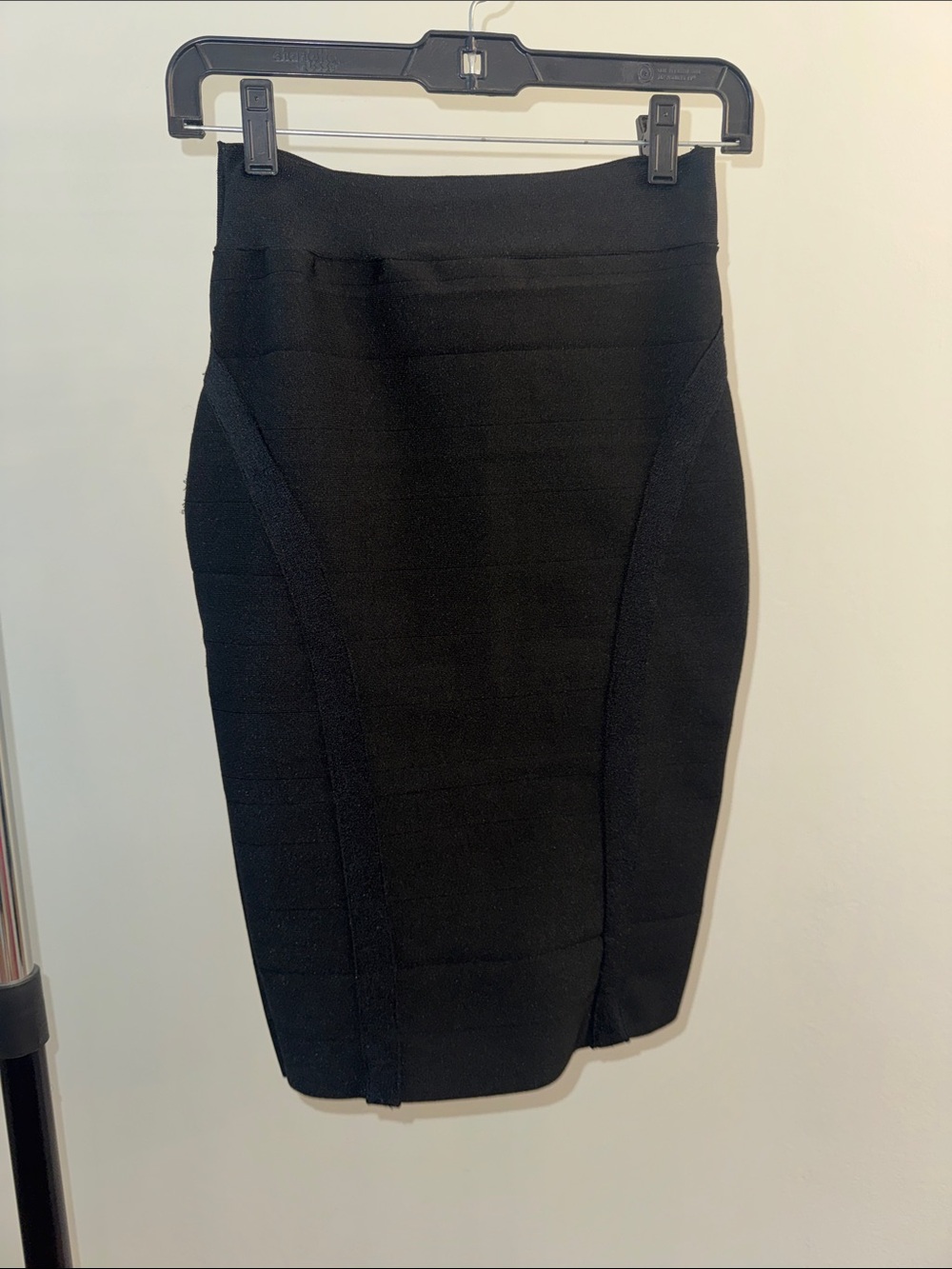High-Rise Black Pencil Skirt — Sleek Professional Style